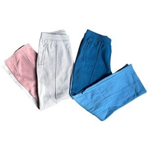 Girls Two-Tone Sweat Pants Set